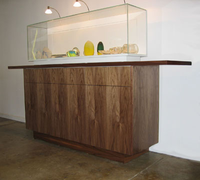 walnut buffet